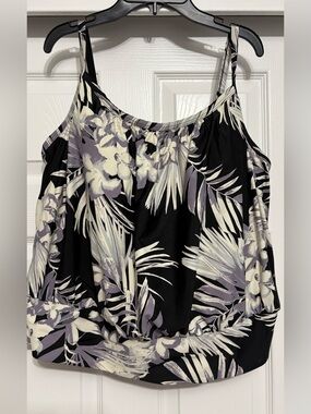 Tanking swim top